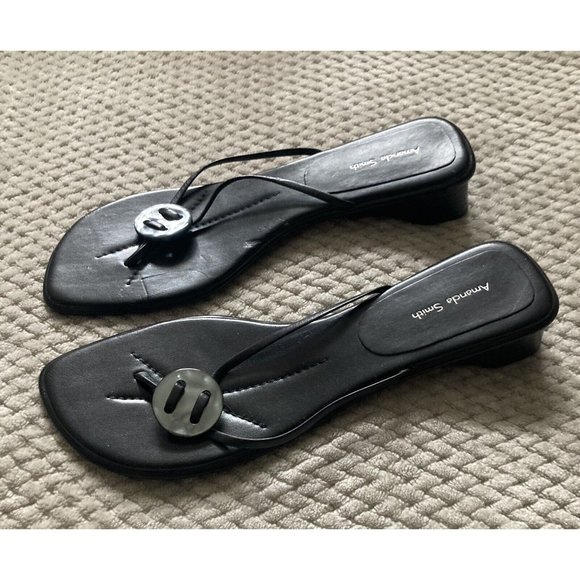 Windsor Smith Sinful Thong Wedge Slide Black main image 0